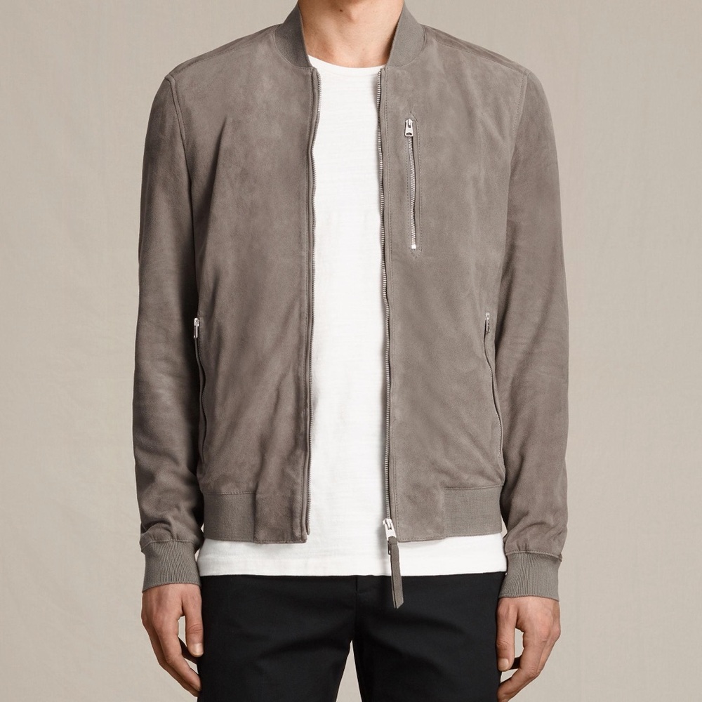 Mens 100% suede NWT ALLSAINTS jacket